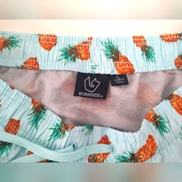 Burnside Pineapple Swim Shorts - Picture 3 of 11